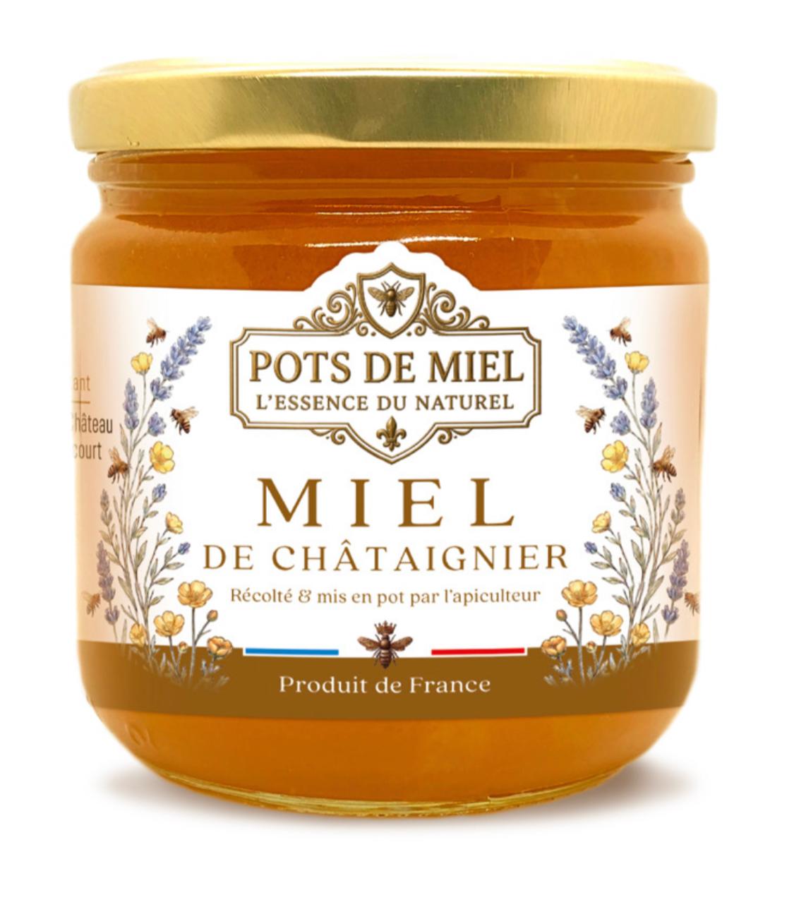 Pot de miel de châtaignier